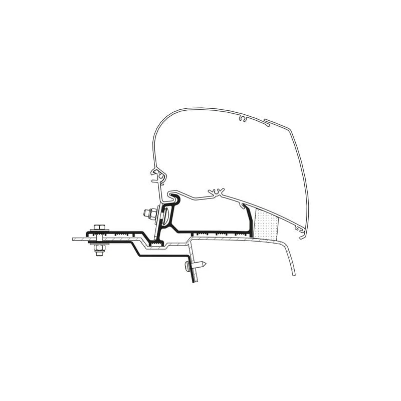Adapter 302923 adapter for roof-mounted awnings