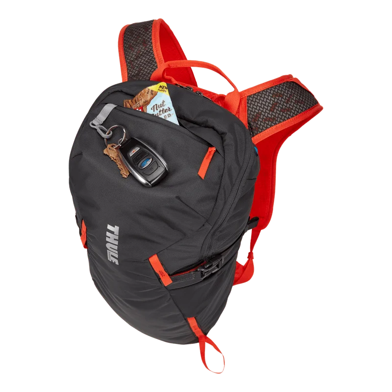 Thule AllTrail 15L hiking backpack obsidian gray /roarange orange