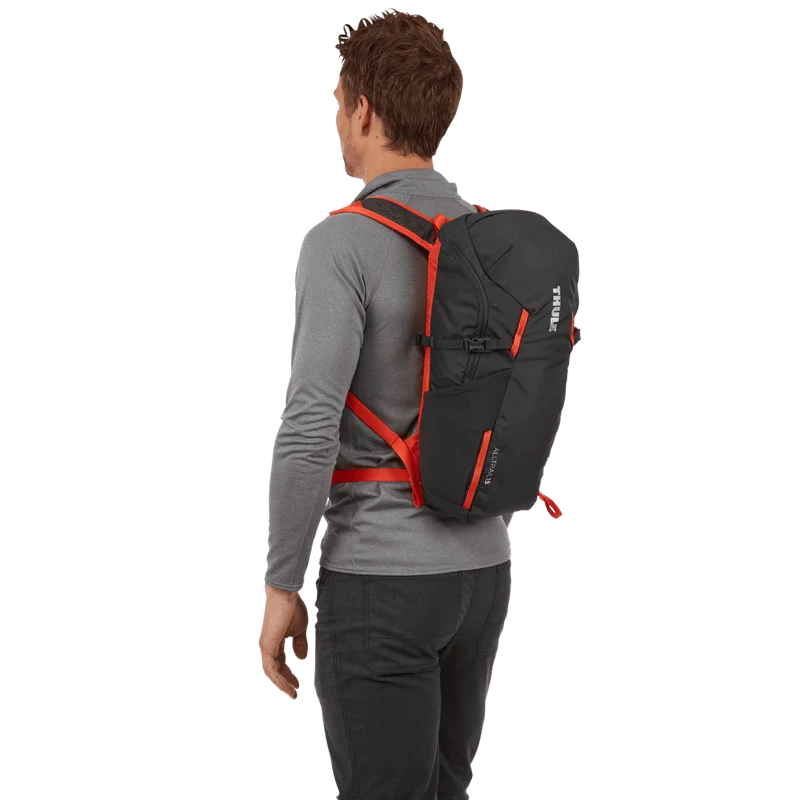 Thule AllTrail 15L hiking backpack obsidian gray /roarange orange