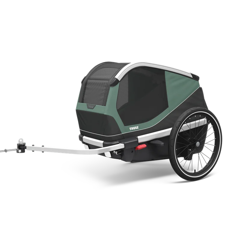 Thule Bexey M dog bike trailer hazy green