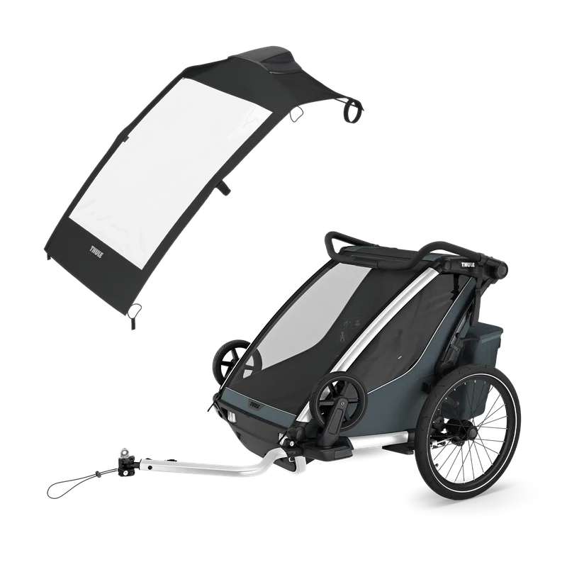 Thule Chariot Cross 2 double + Thule air purifier double