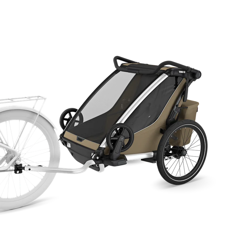 Thule Chariot Cross 2 double 1 or 2-seat multisport bike trailer faded khaki