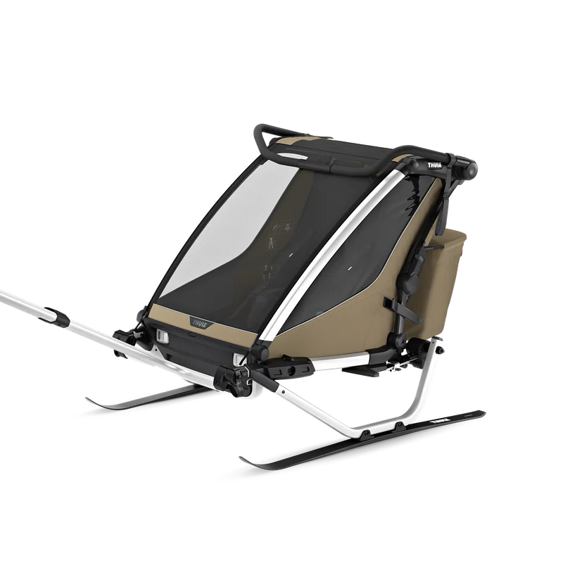 Thule Chariot Cross 2 double 1 or 2-seat multisport bike trailer faded khaki