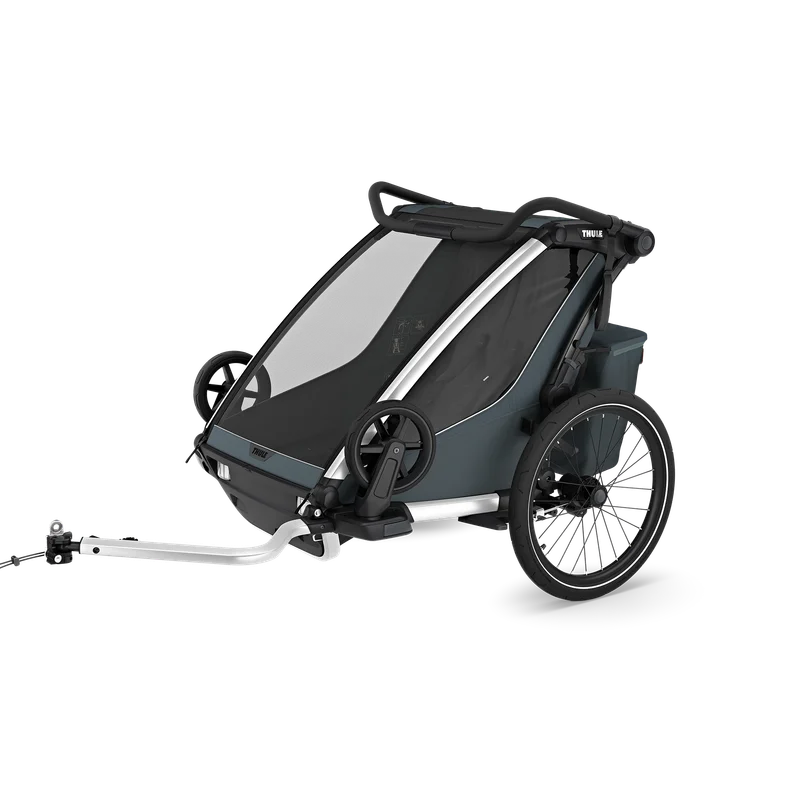 Thule Chariot Cross 2 double 1 or 2-seat multisport bike trailer dark slate