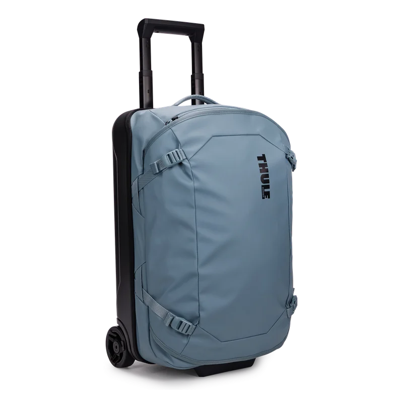 Thule Chasm carry on wheeled duffel suitcase pond gray