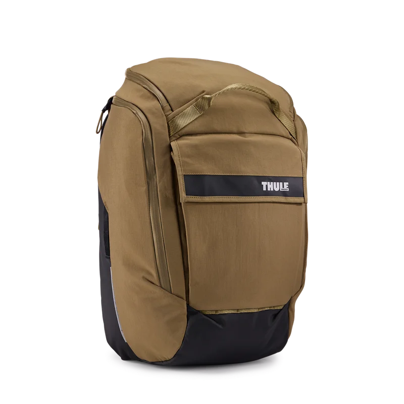 Thule Paramount hybrid bike pannier and backpack 26L tan beige