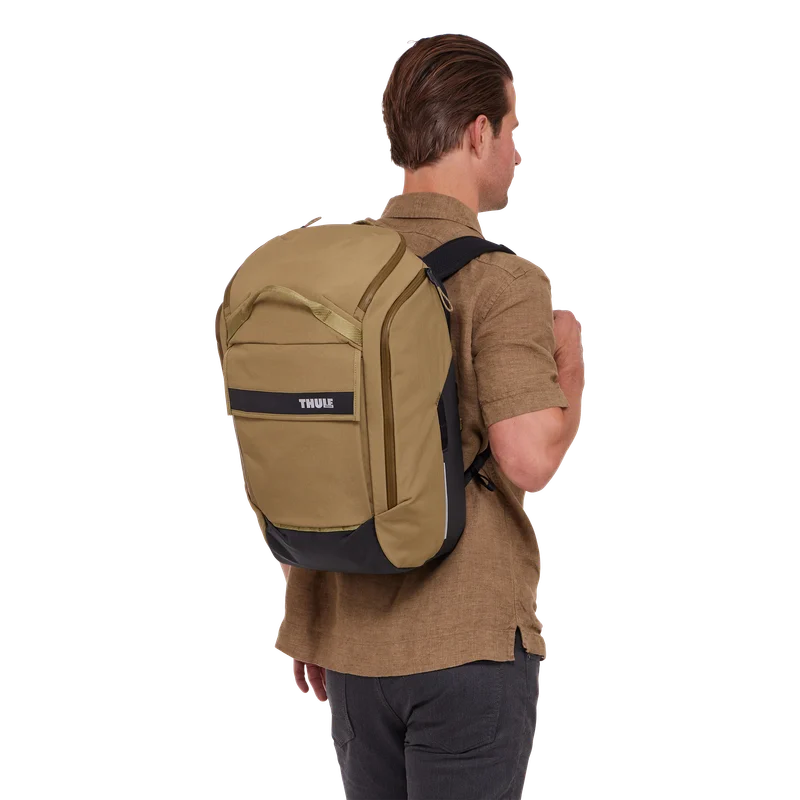Thule Paramount hybrid bike pannier and backpack 26L tan beige