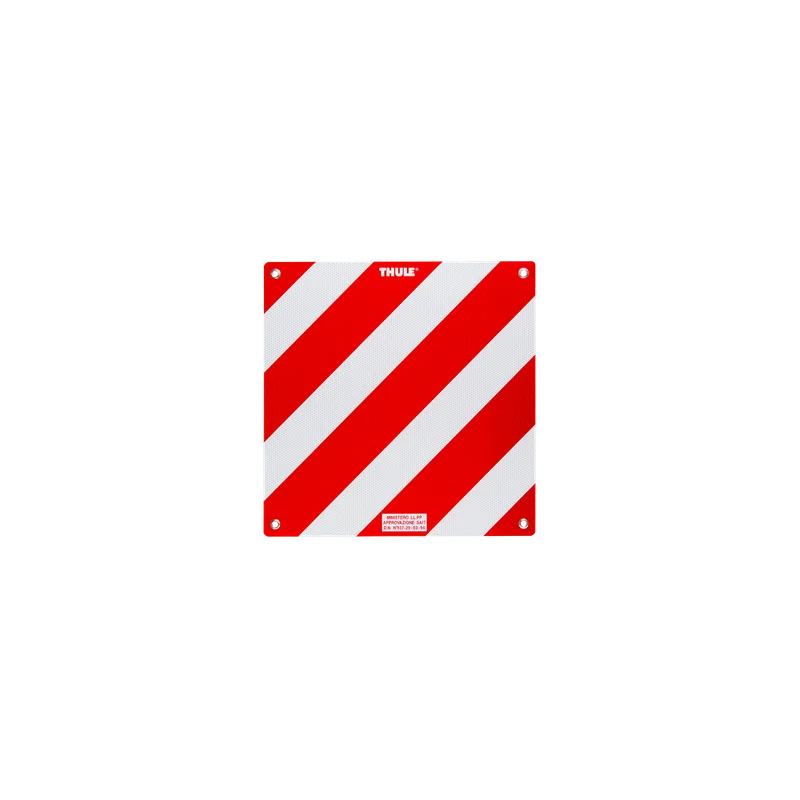 Thule Rear Warning Sign rear warning sign Italian type red/white