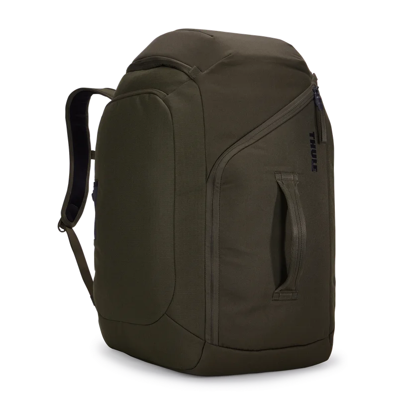 Thule RoundTrip snowboard and ski boot backpack 60L deep khaki