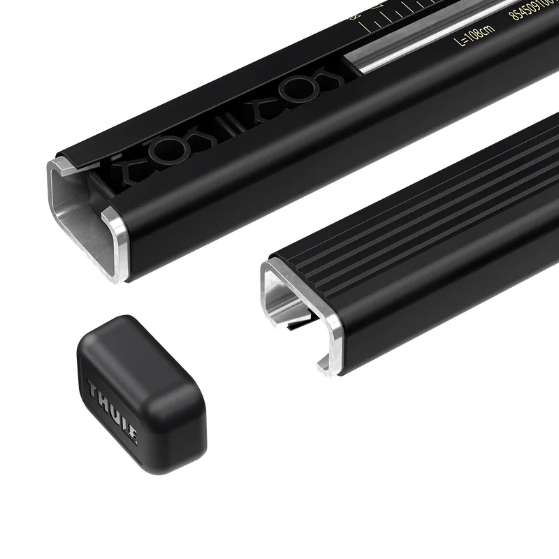 Thule SquareBar Evo 150 cm roof bar 2-pack black