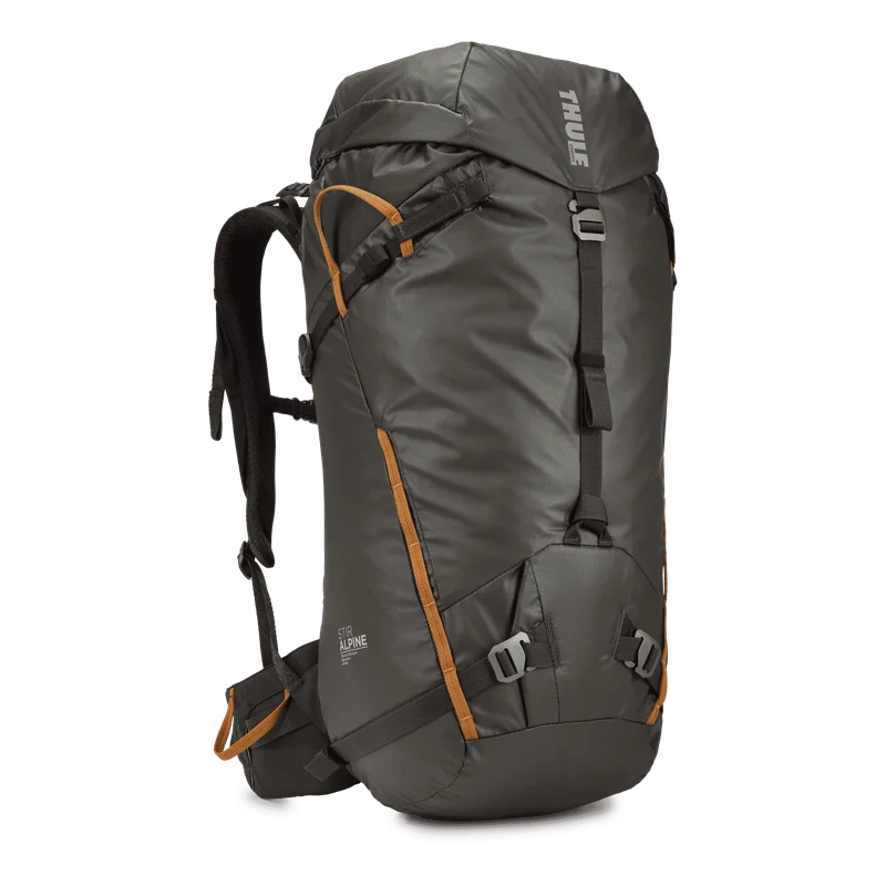 Thule Stir Alpine 40L hiking backpack obsidian gray