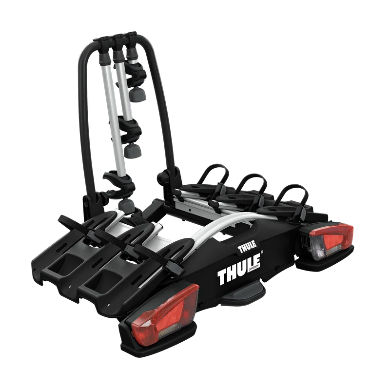 Thule VeloCompact F 3-bike platform towbar bike rack 13-pin for FIX4BIKE black/aluminium