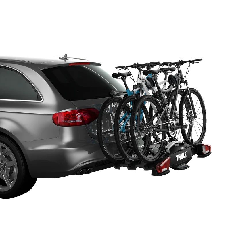 Thule VeloCompact F 3-bike platform towbar bike rack 13-pin for FIX4BIKE black/aluminium