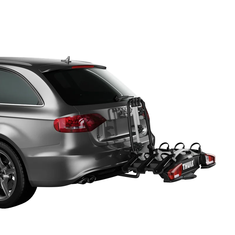 Thule VeloCompact F 3-bike platform towbar bike rack 13-pin for FIX4BIKE black/aluminium