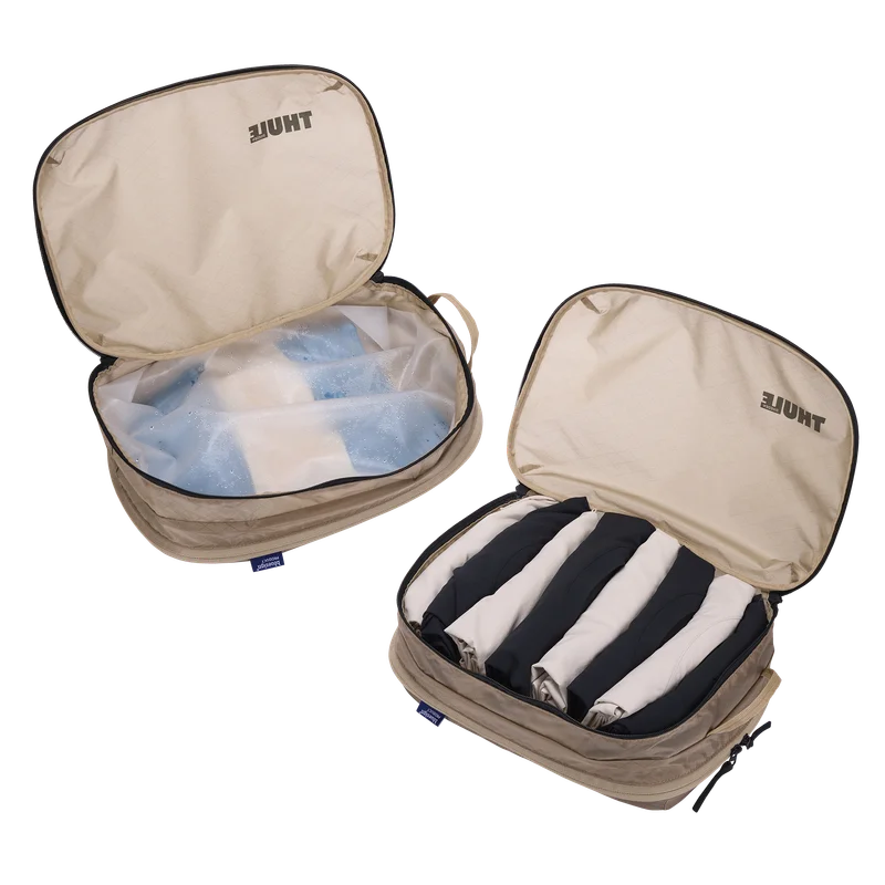 Thule clean/dirty packing cube gentle beige