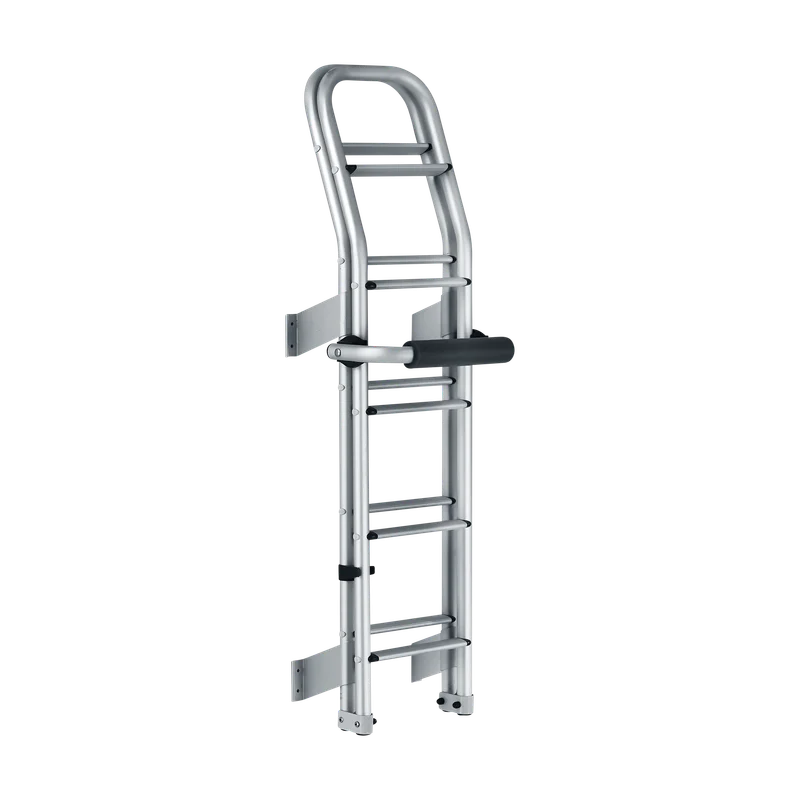 Thule Ladder foldable double ladder 10 steps anodised gray