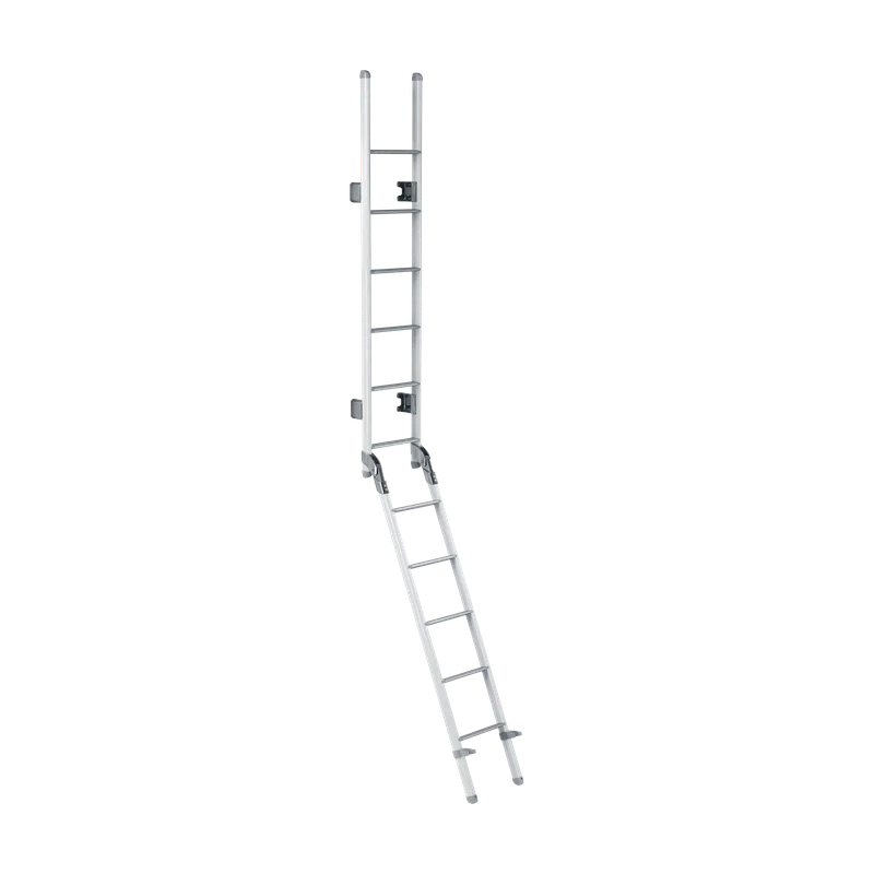 Thule Ladder Deluxe foldable double ladder 11 steps anodised gray